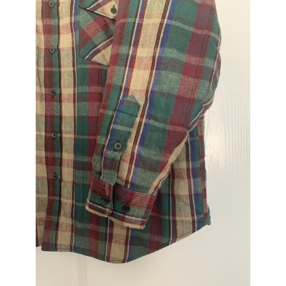 Deer Creek Mens Flannel Shirt Jacket Quilt Lined Plaid Size XL Work Shirt - Picture 7 of 14